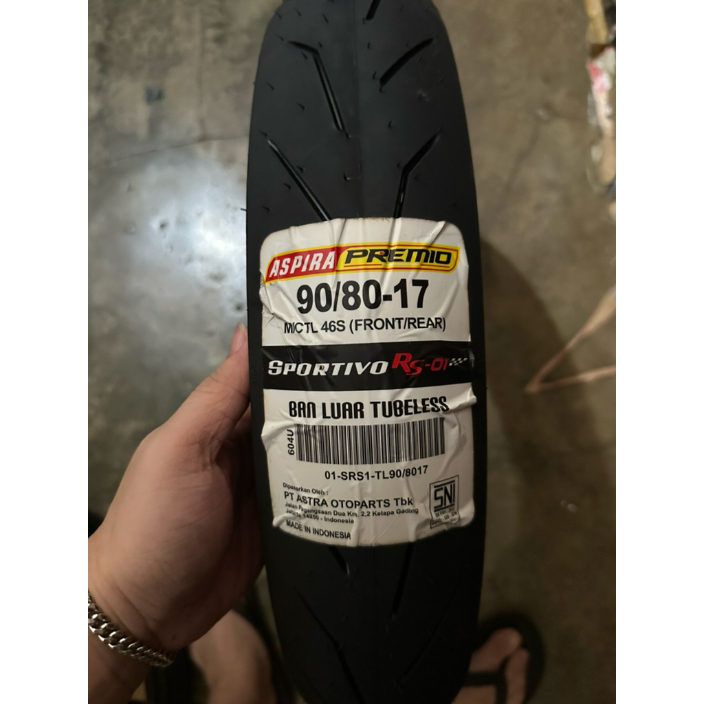 ASPIRA PREMIO 90 / 80 - 17 BAN TIRE 90/80-17 Soft Compound