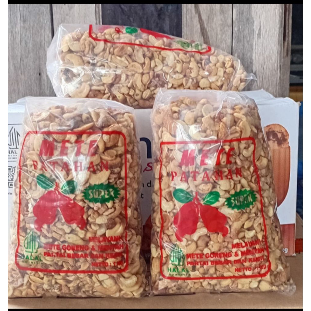 kacang mete mentah patahan