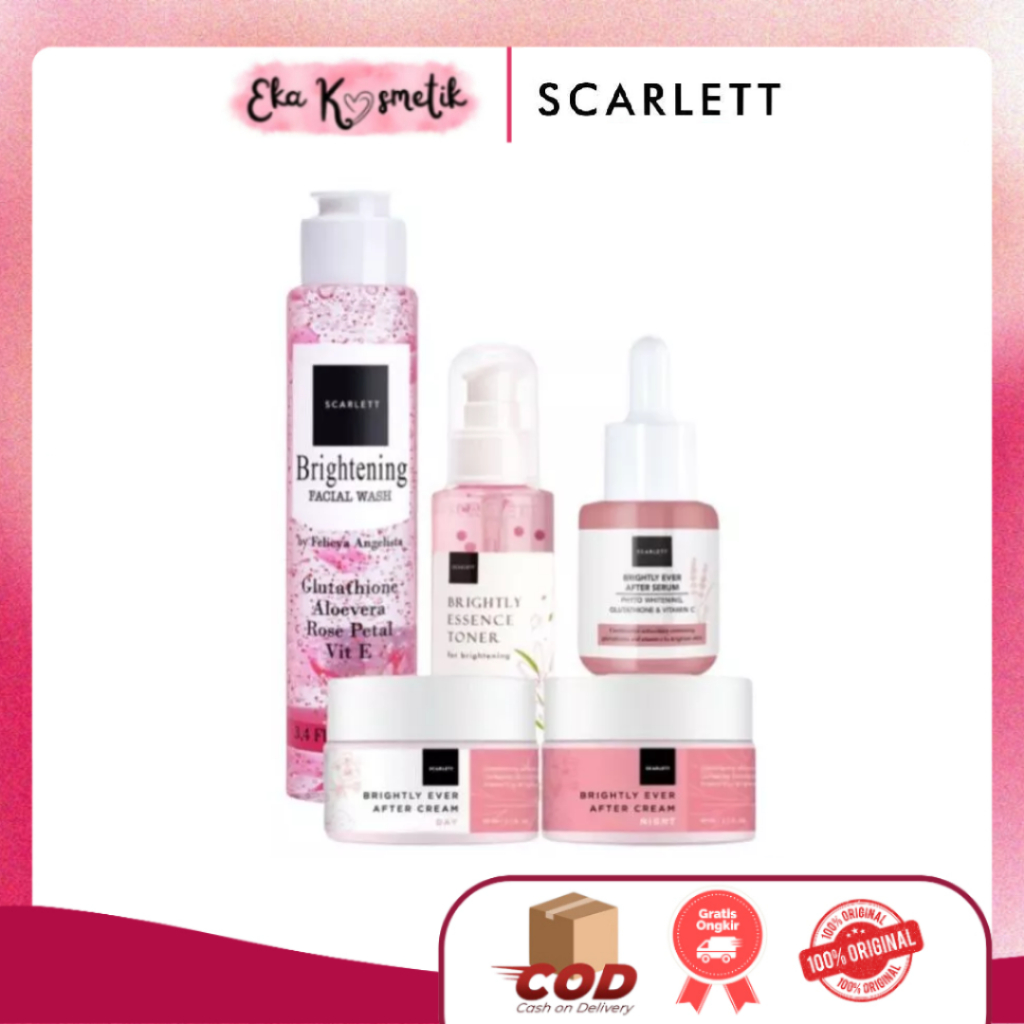 SCARLETT Whitening Brightly Ever After Series / EKA KOSMETIK