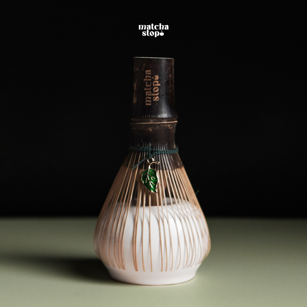 Matcha Bamboo Whisk Artisan | Kurotake Shin Chasen - MatchaStop
