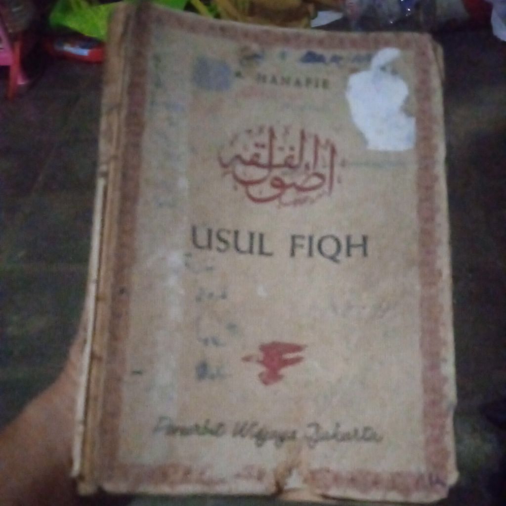 buku Hanafi M.A. Usul Fiqih, buku original Edjaan lama tahun 1965