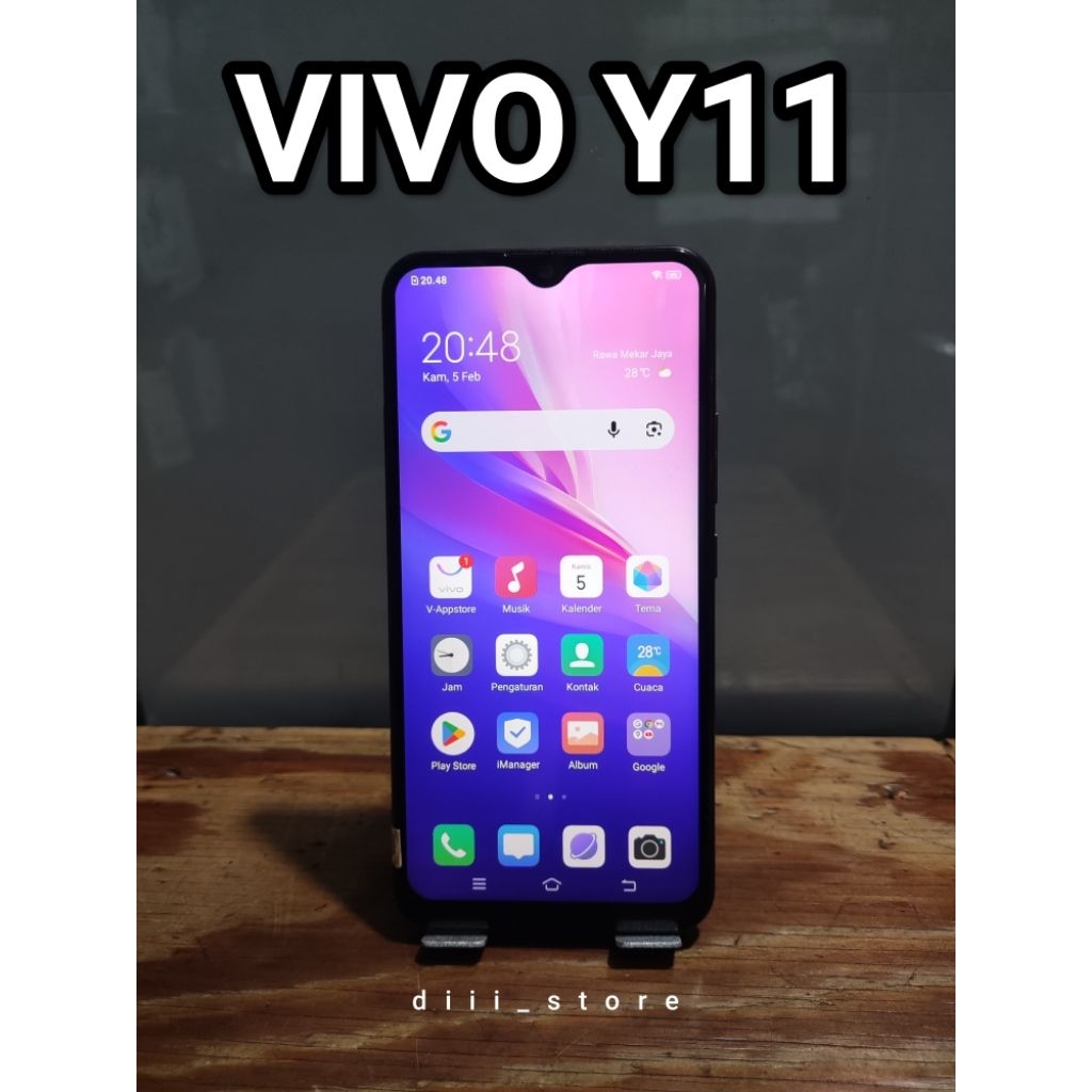 VIVO Y11 2/32 GB DUAL SIM 4G LTE SECOND NORMAL SIAP PAKAI