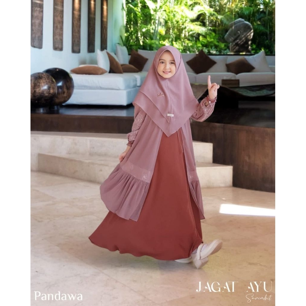 PRELOVED ADEN SET GAMIS KHIMAR ANAK JAGAD AYU SIZE XXL
