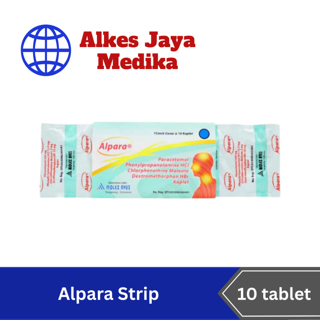 Alpara Isi 10 Tablet - Obat Batuk Pilek