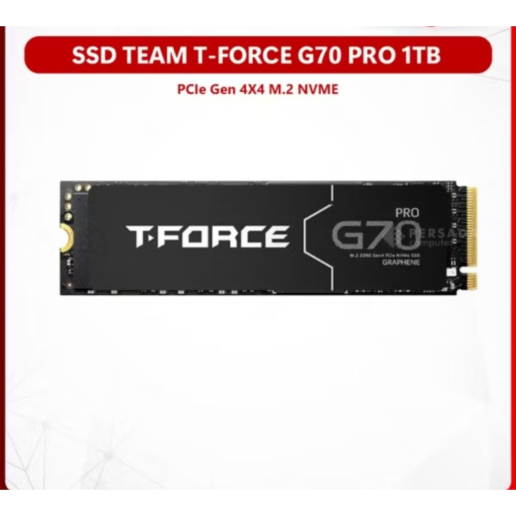 SSD NVME M.2 2TB, TEAM T-FORCE G70 PRO
