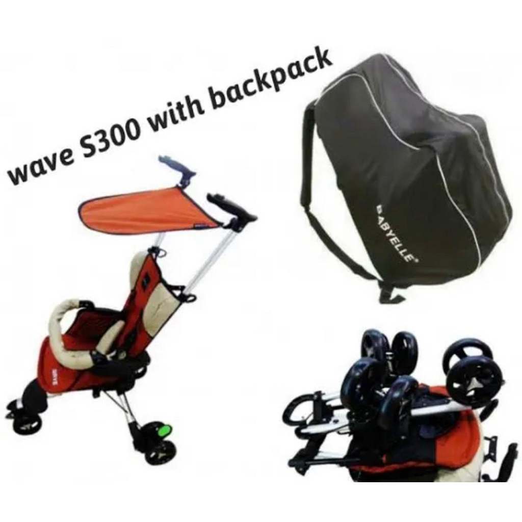 NEW - Stroller Babyelle Wave Orange