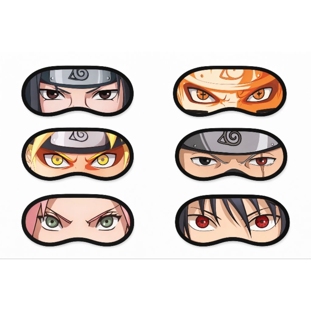 Masker Mata Tidur Anime Naruto Itachi Sasuke MASKER PENUTUP MATA