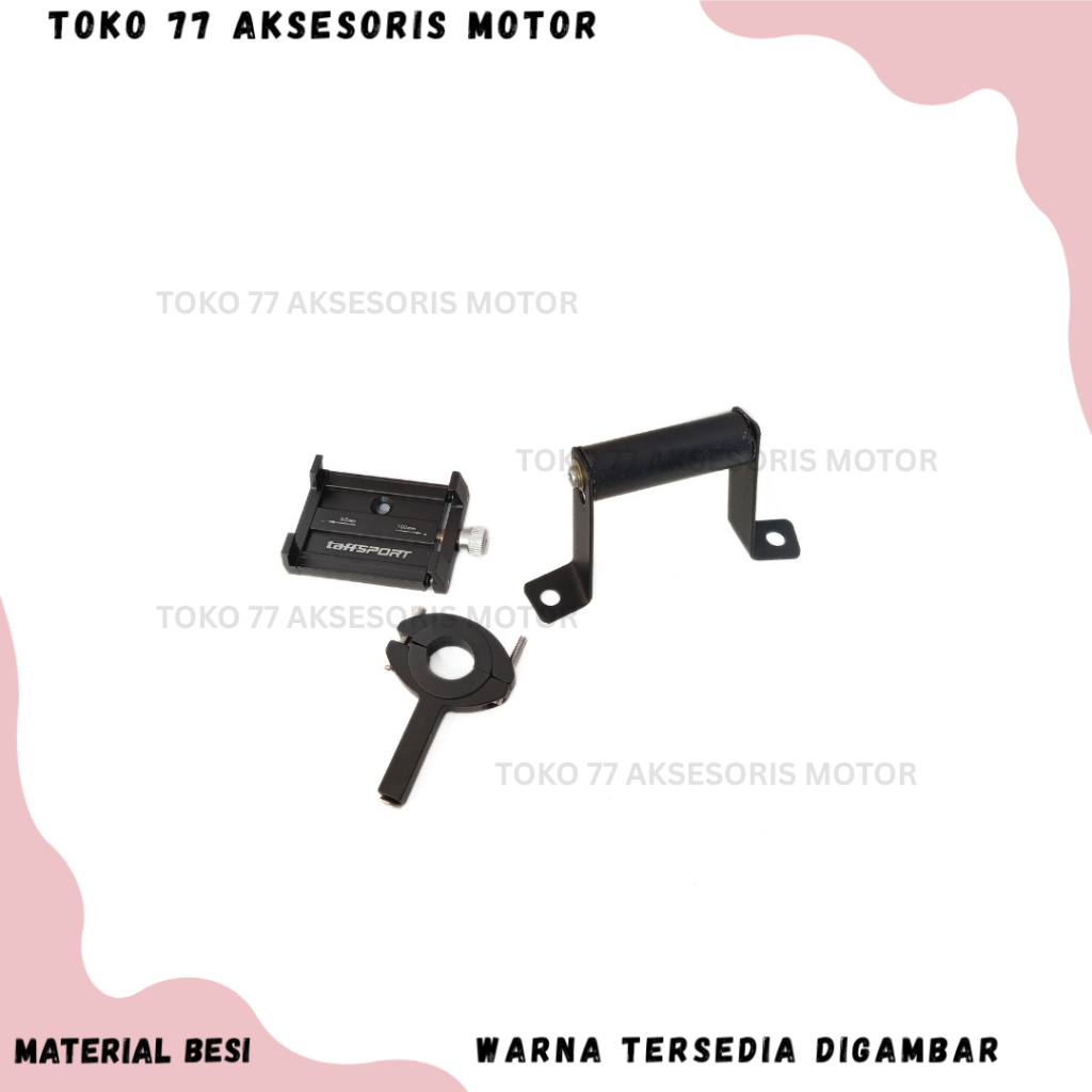 PAKET HOLDER HP GPS R15V3 R25 DUDUKAN PHONE HOLDER ALUMUNIUM R 15 V3 3