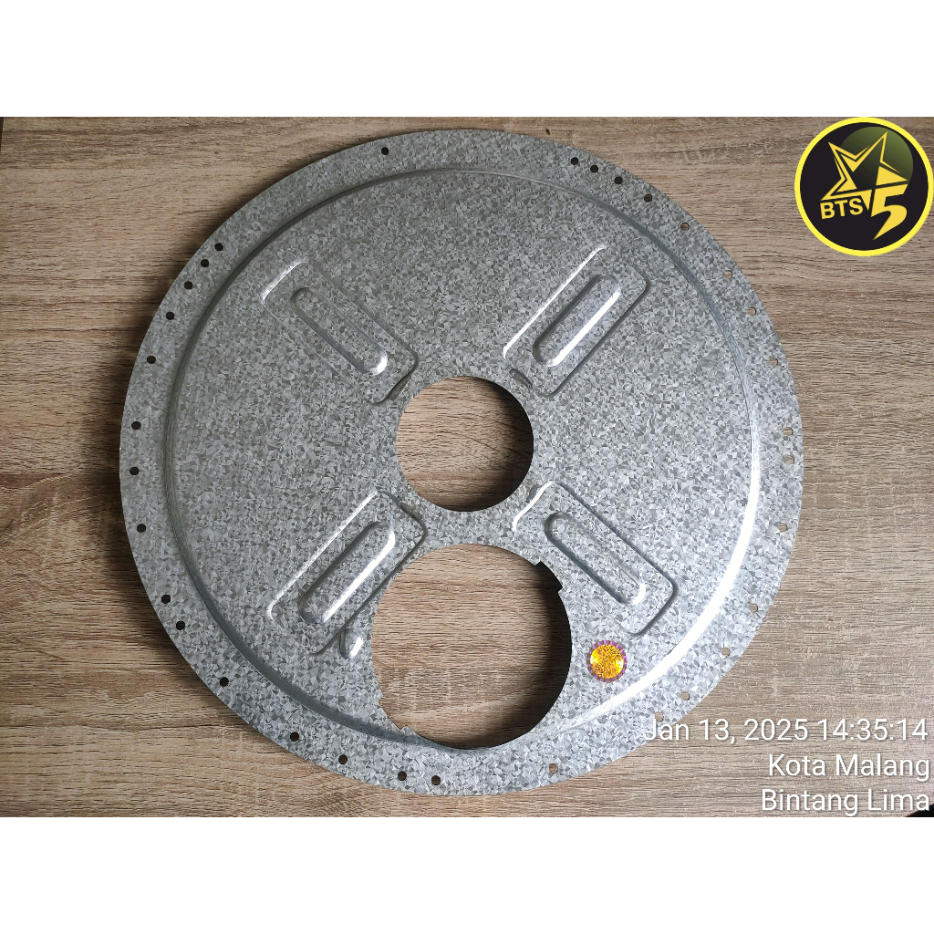 SPARE PARTS / ONDERDIL / SUKU CADANG Alat Tanam Jagung BINTANG LIMA - Piringan Depan Logam, Front Di