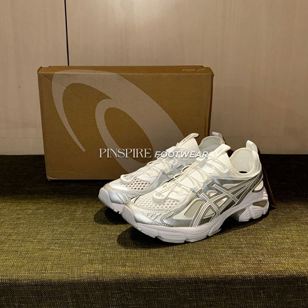 ASICS GT-2160 BREEZE WHITE/PURE SILVER - SEPATU SNEAKERS CASUAL PRIA DEWASA