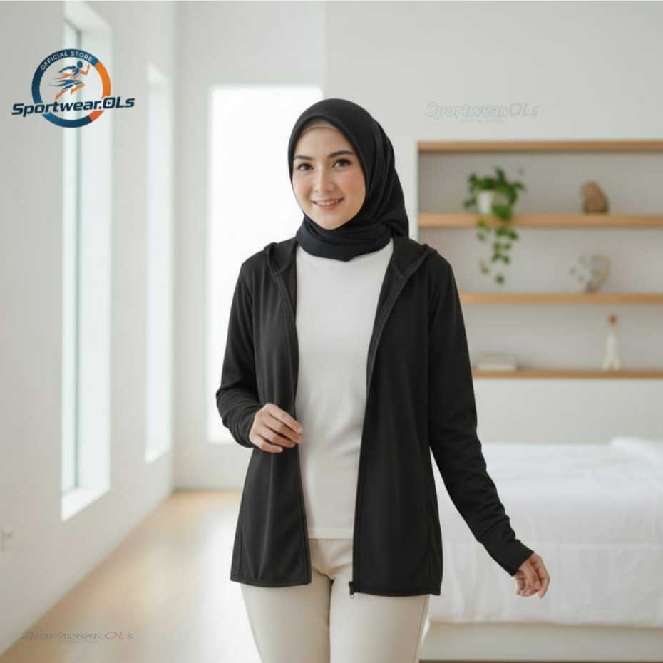 Jaket Mesh Hoodie Unisex || Mesh hoodie Olahraga Lari