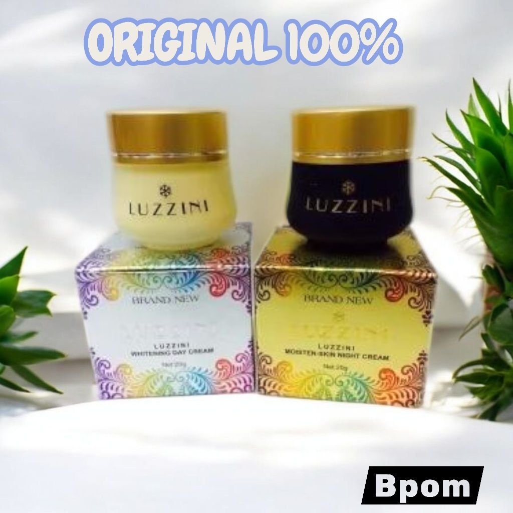 Cream Luzzini Siang & Malam Original 100% bpom