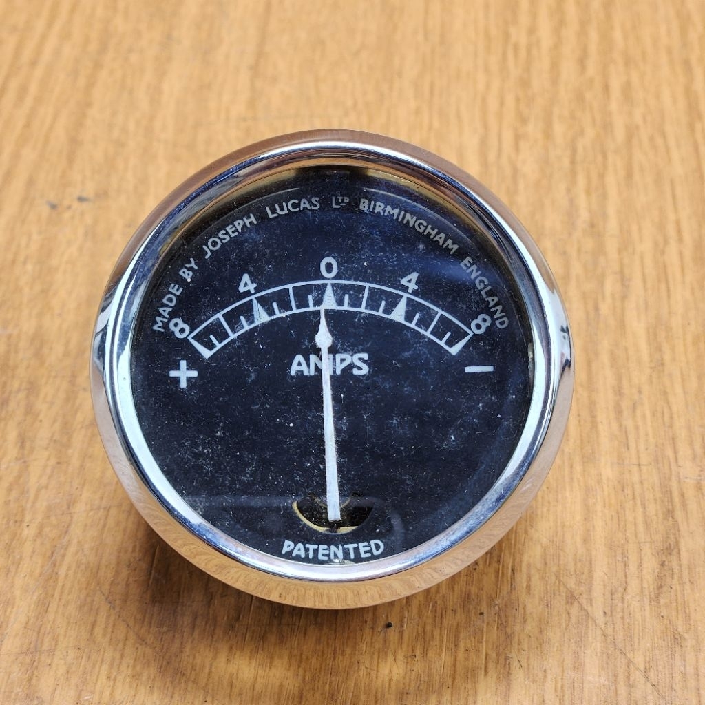 amper meter aki pengisian lucas england original bsa triumph ariel norton ajs