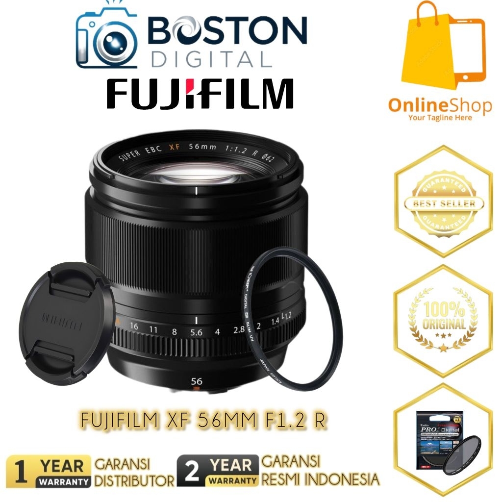LENSA FUJIFILM XF 56MM F1.2 R / FUJIFILM XF 56MM F1.2 R