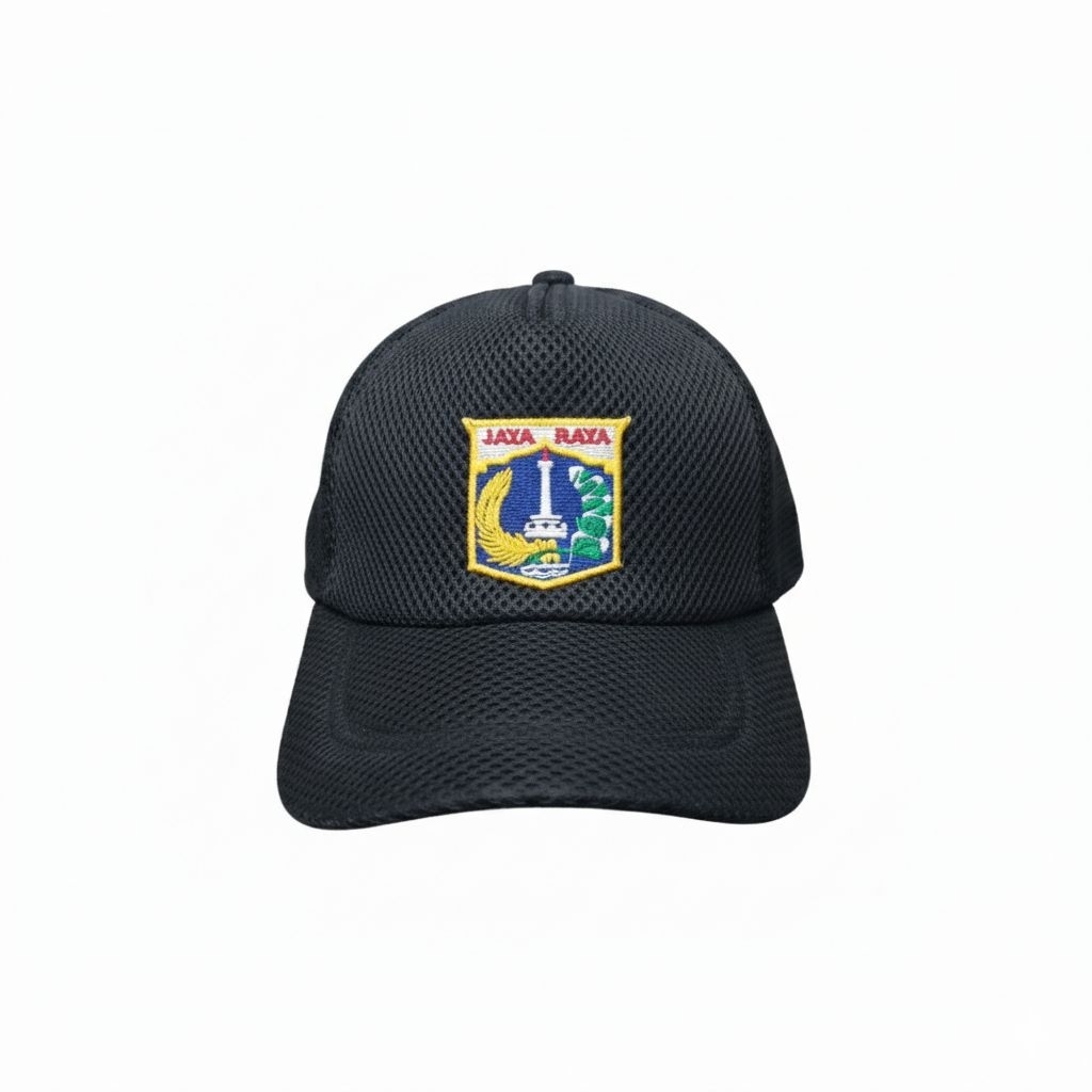 Topi Jaring Pemda DKI Jakarta / Topi Jaring DKI Jakarta / Topi DKI Jakarta