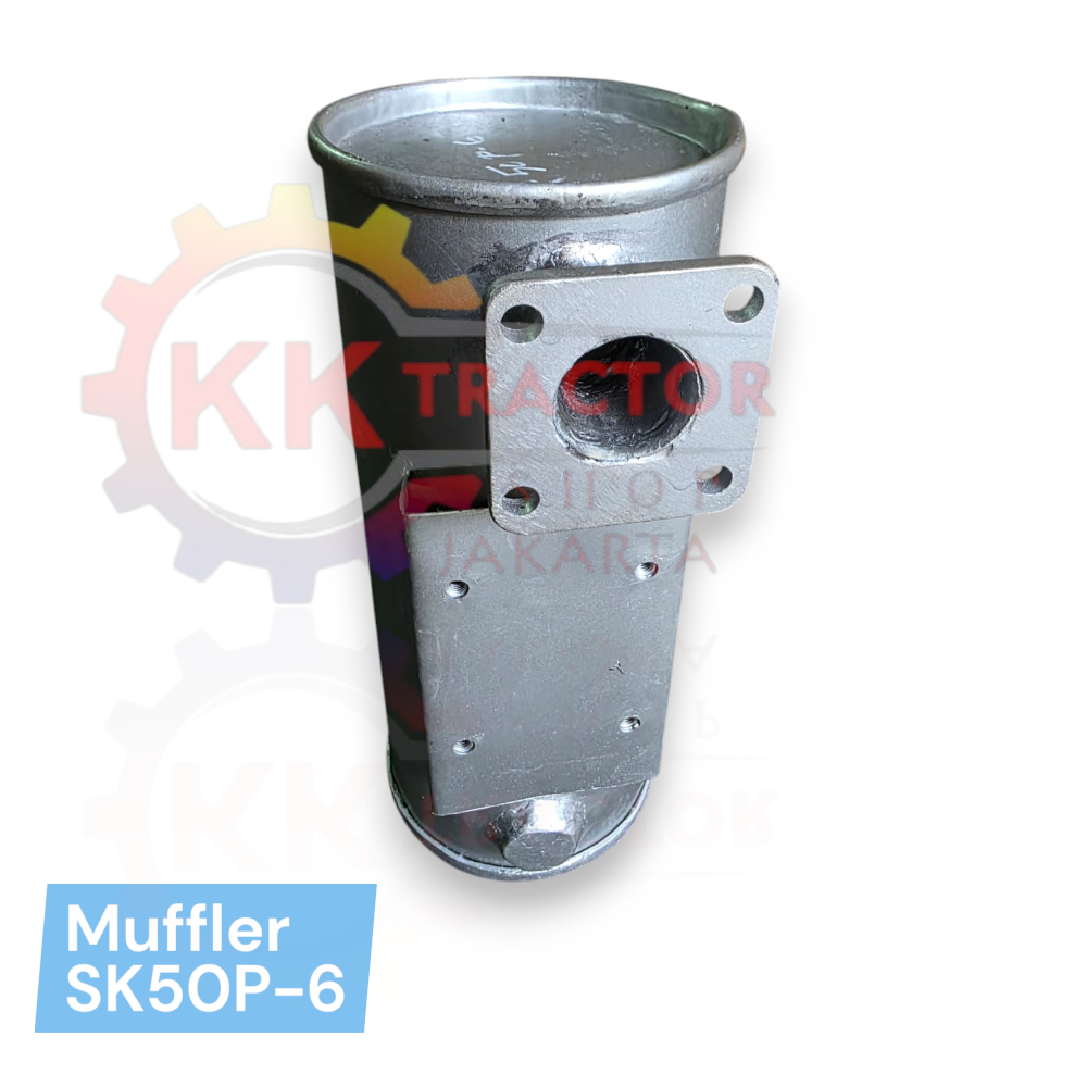 Muffler – SK50P-6 – Knalpot Bahan Tebal High Quality – Kobelco Excavator