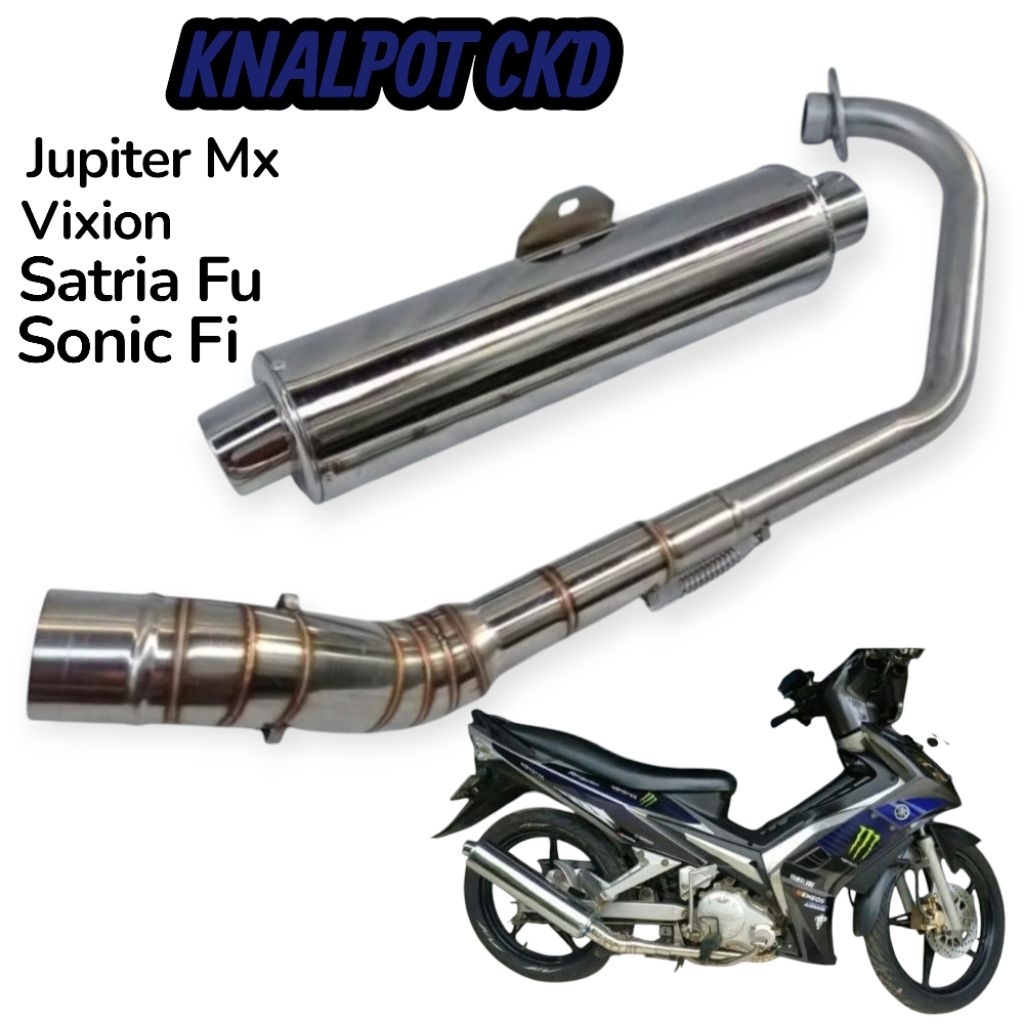 KNALPOT CKD JUPITER MX NEW KNALPOT CKD BOBOK JUPITER MX OLD. MX NEW KNALPOT CKD RACING JUPITER MX NE