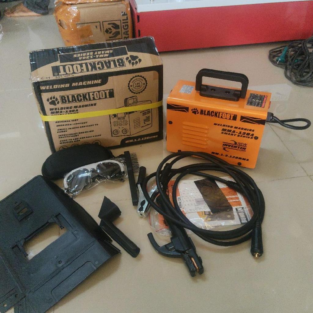 BLACKFOOT Mesin trafo las Smart Series MMA-120A mesin las Blackfoot