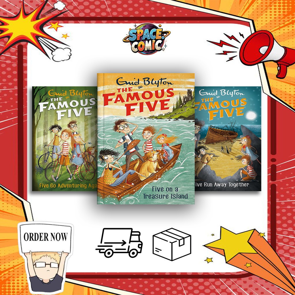 The Famous Five (21 Book Series) by Enid Blyton - English - (Book Set)