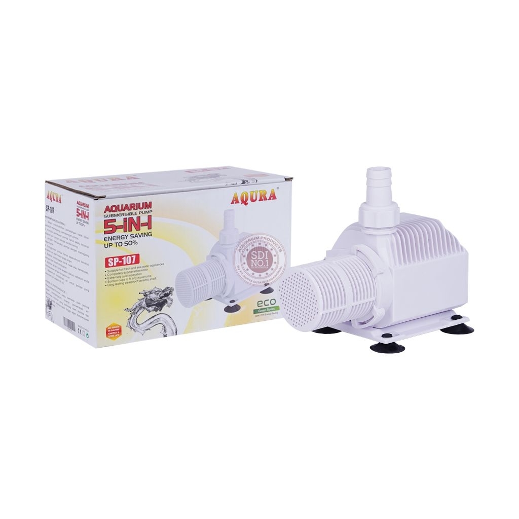 pompa celup kolam ikan besar aqura sp-107 mesin celup kolam air terjun