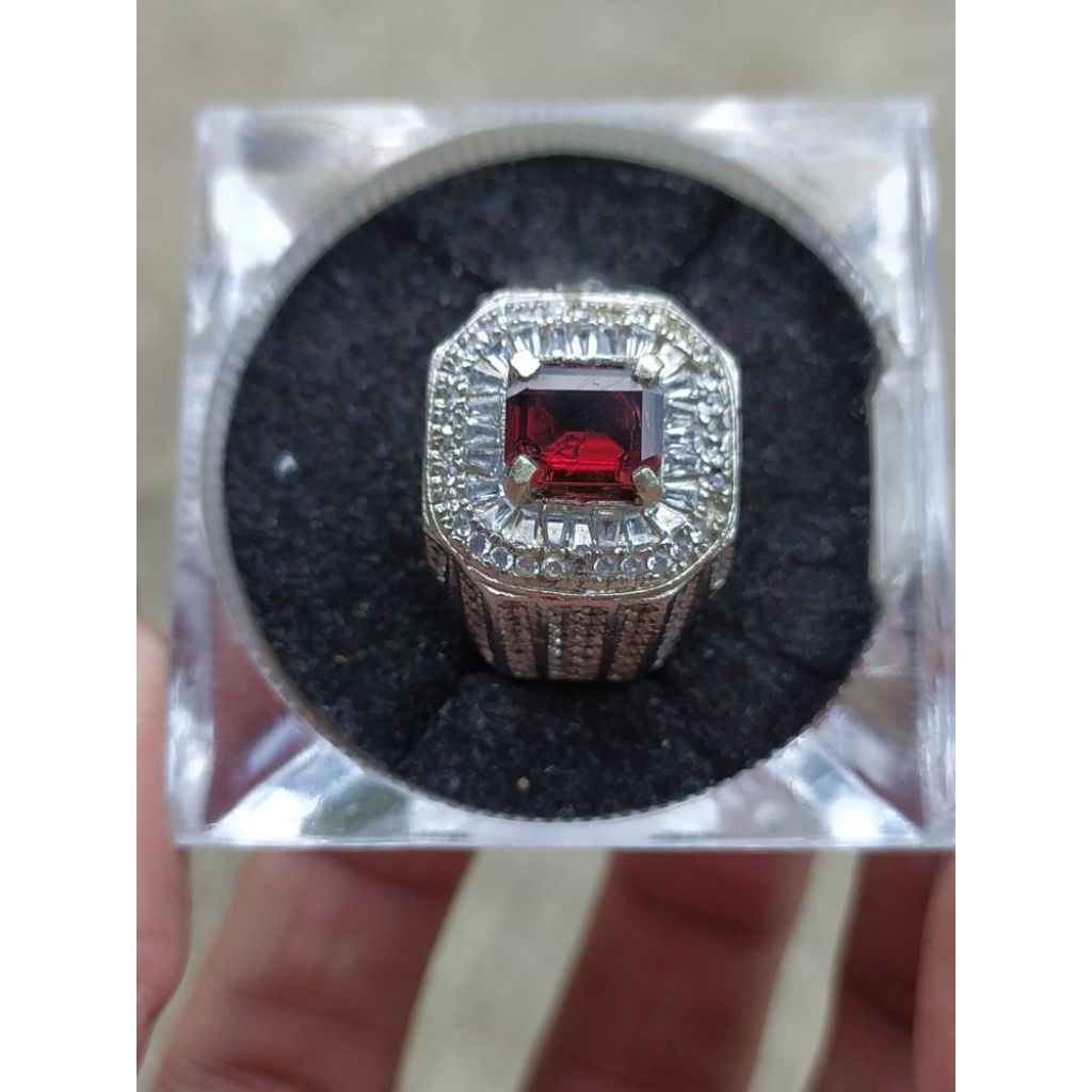 Pyrope Rhodolite Garnet. Memo Card. Dikirim Sesuai Foto