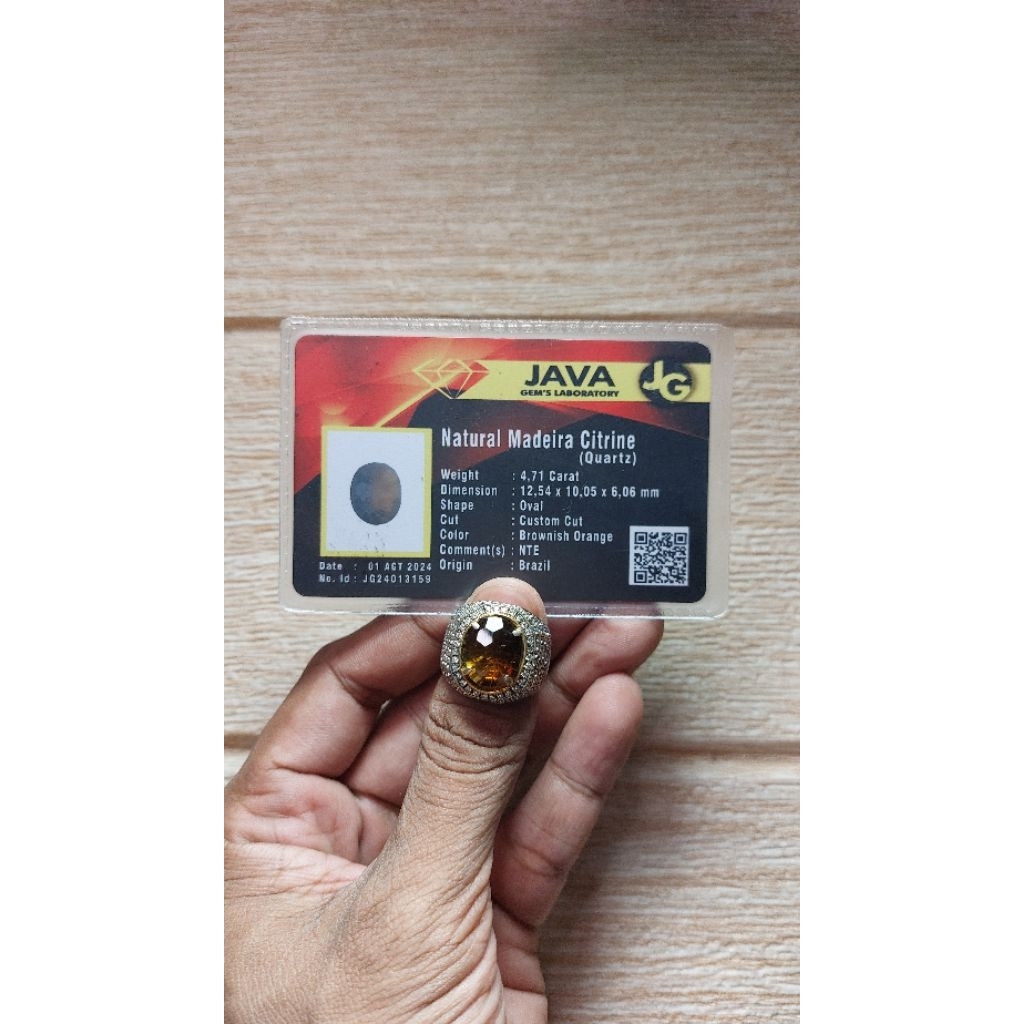 batu natural madeira citrine