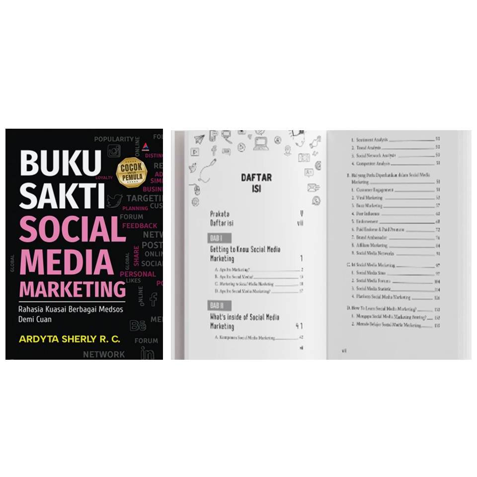 BUKU ORIGINAL Sakti Social Media Marketing : Rahasia Kuasai Berbagai Medsos Demi Cuan / Ardyta Sherl