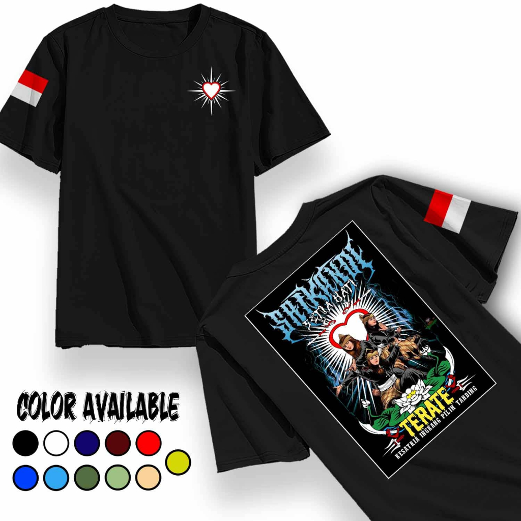 aos Distro PSHT Setia Hati Terate SRIKANDI-VEKTOR Kaos PSHT 1922 Raja tega Srikandi SH Kopashter