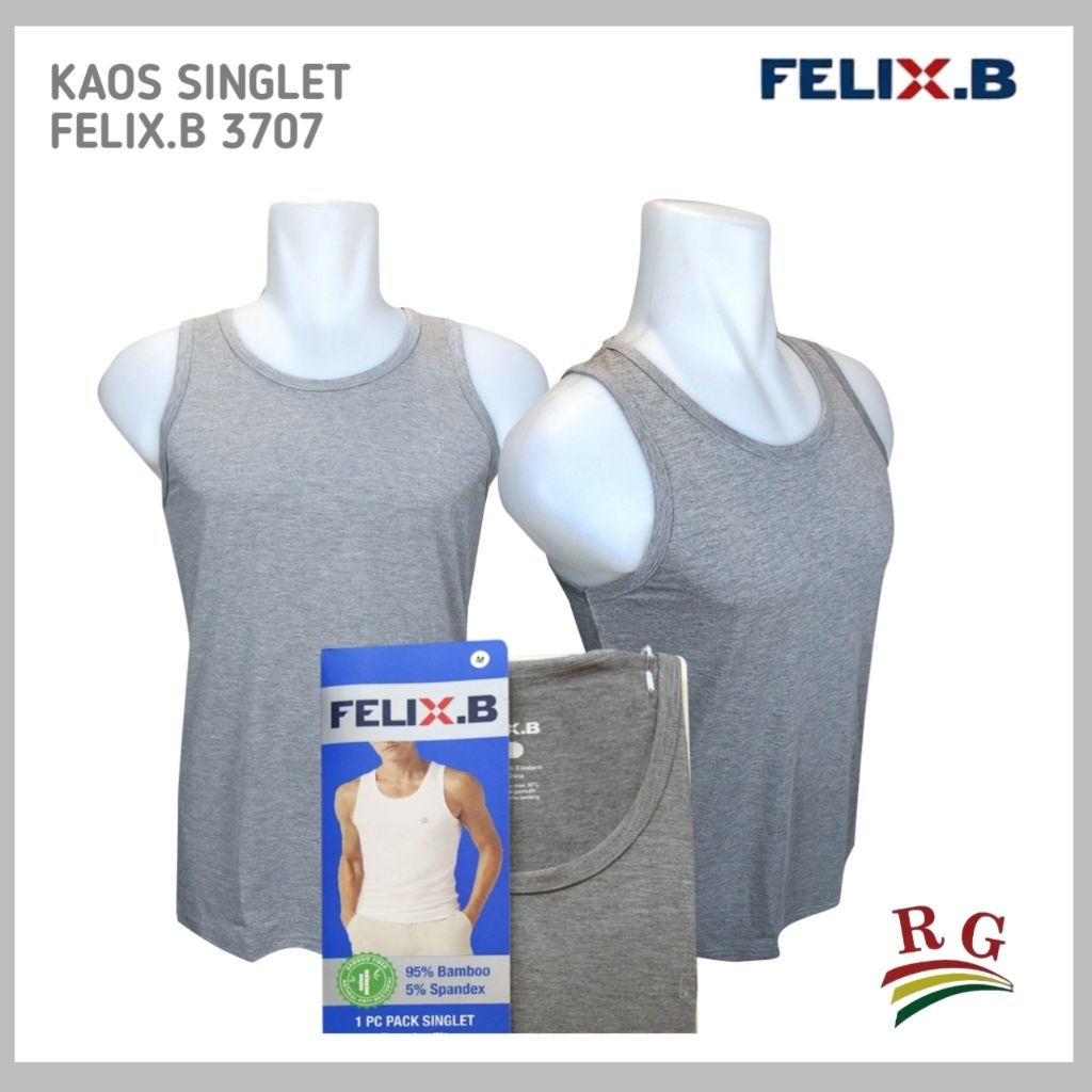 Kaos Dalam Singlet Pria Felix.B FB 3707 Isi 1 Pcs