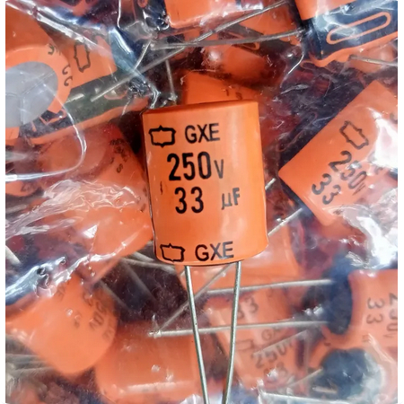 Qty 1 BUAH ELKO 33UF 250v ELKO BESAR 33UF 250V ELCO 33UF 250V BESAR