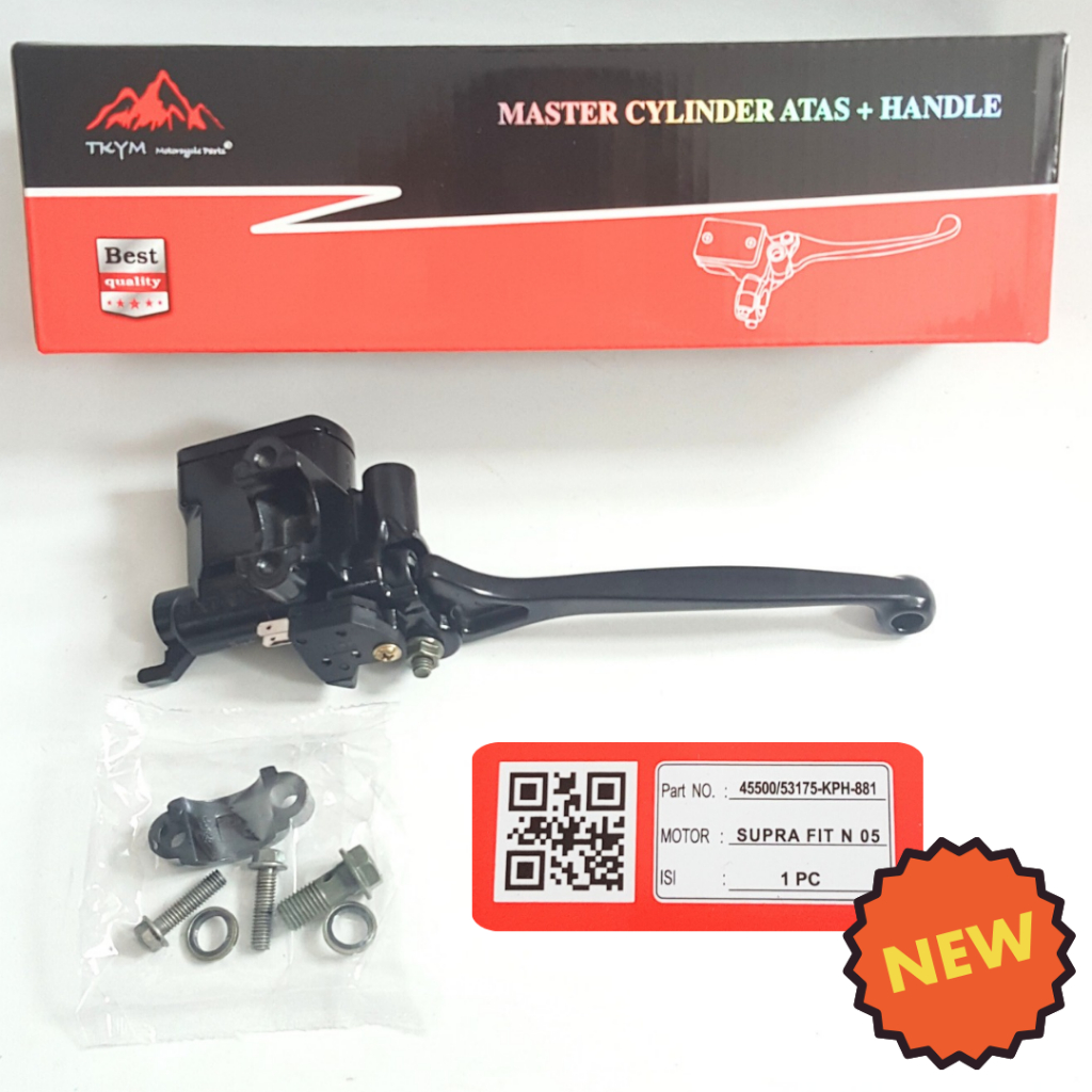 Master Cylinder Atas + Handle Honda Supra Fit New 2005 [45500/53175-KPH-881]