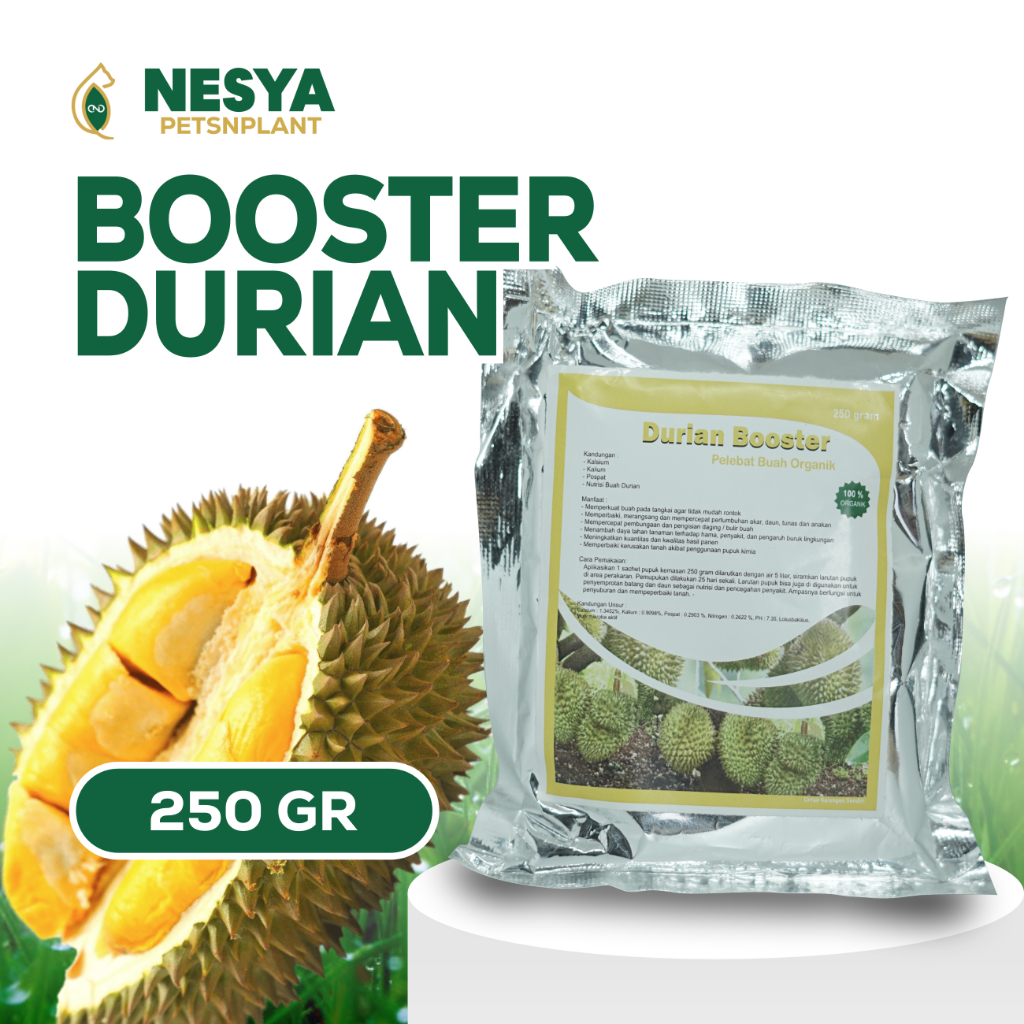 Pupuk Ampuh Booster Durian Perangsang Buah Durian Anti Rontok - Pupuk Buah