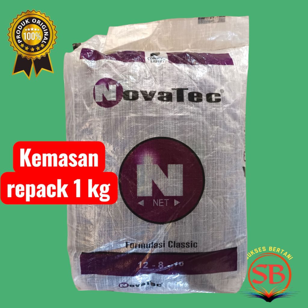 PUPUK NPK NOVATEC KEMASAN REPACK 1 KG