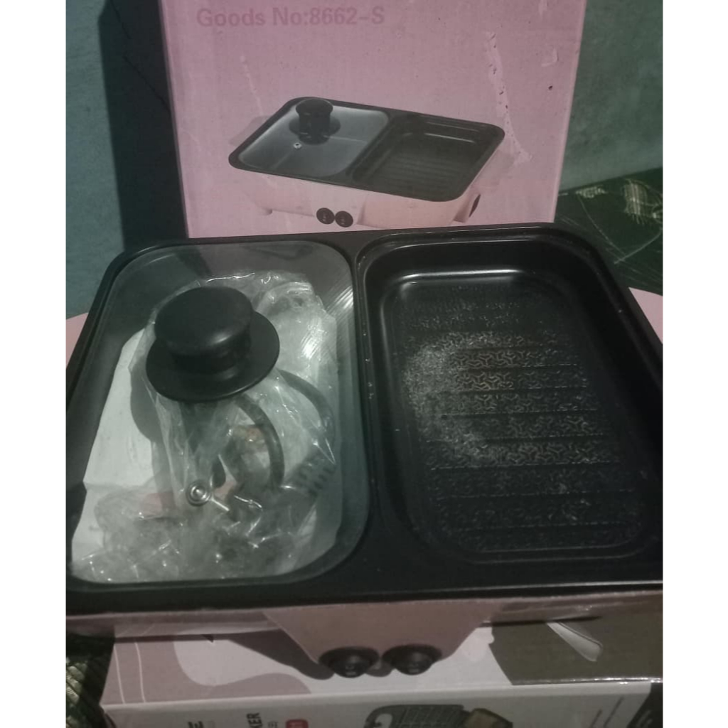 Preloved: pemanggang daging dan hotpot listrik