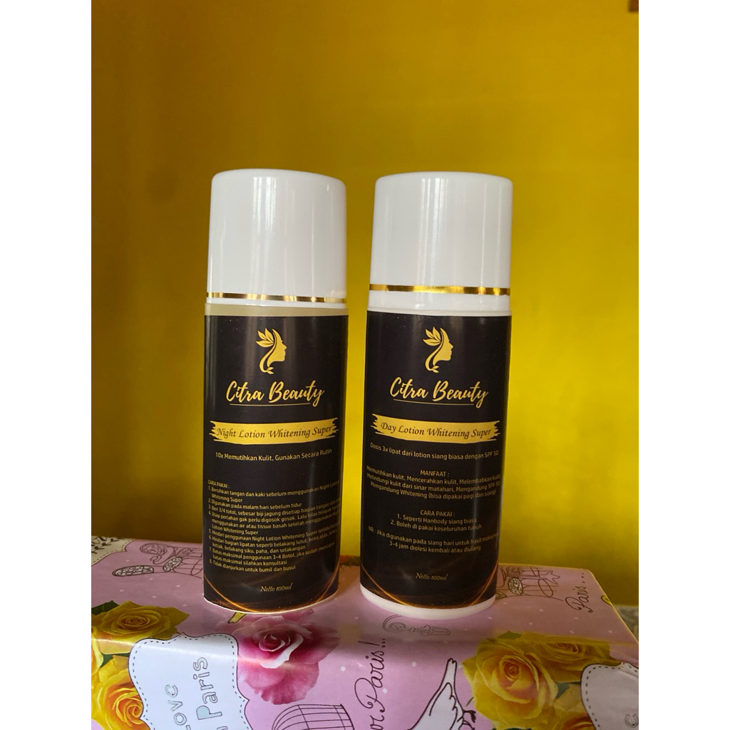 Hb Night Lotion Whitening Super+Day Lotion Whitening Super