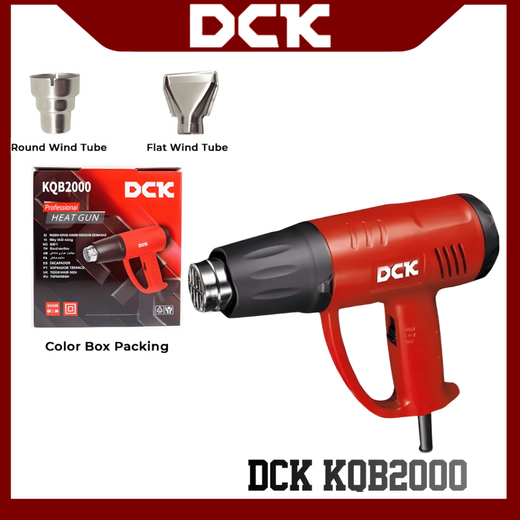 Heat Gun DCK KQB2000 2000W - Hot Gun Digital Adjustable Temperature