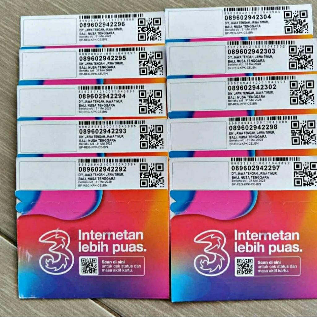 kartu perdana 3 grosir
