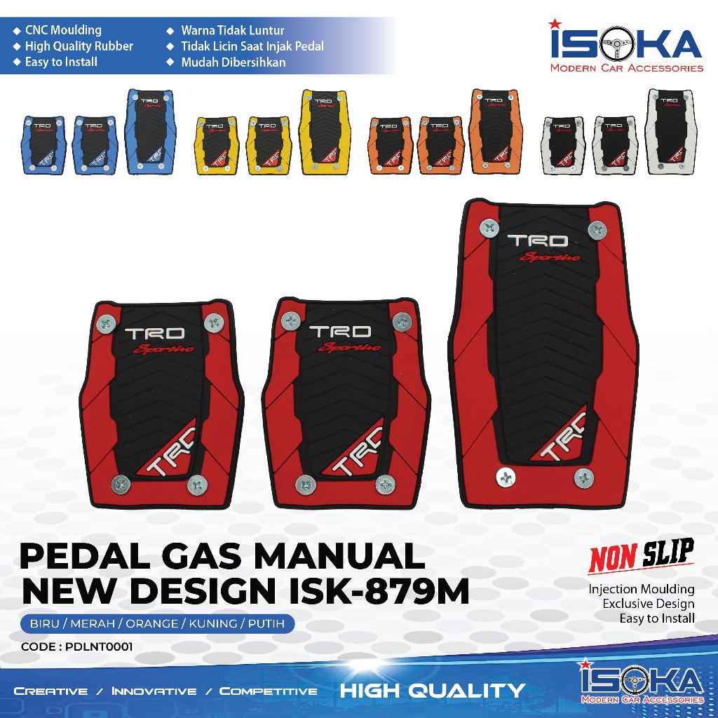 variasi pedal gas mobil  manual mobil