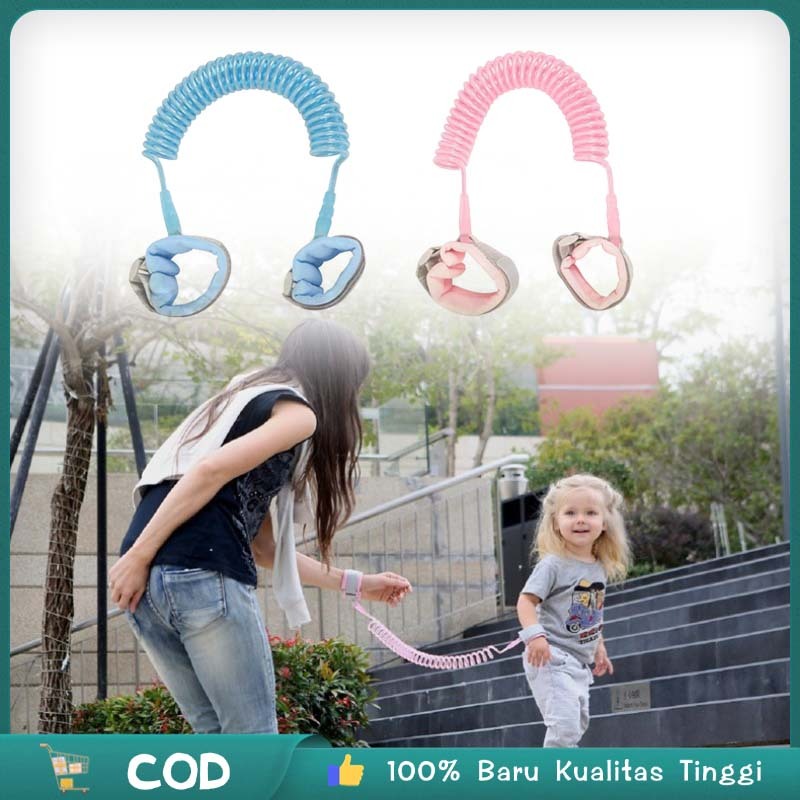 1.5M Tali Pengikat Anak Anti Hilang Gelang Pengaman Anak Kunci Pengaman Tali Pengikat Anak Kunci Putar
