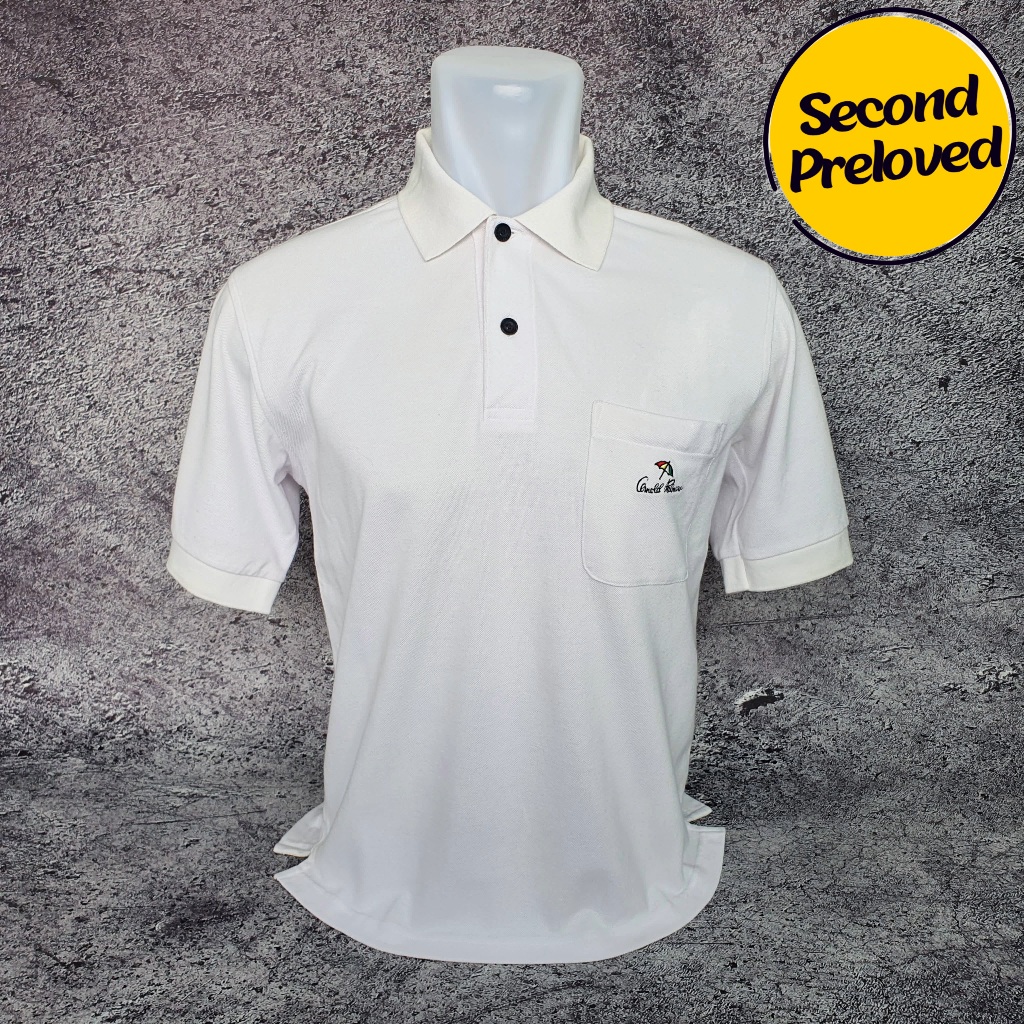 Baju Kaos Polo ARNOLD PALMER - Size S / Lebar 50 cm - Original - Second