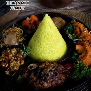TUMPENG MINI NASI KUNING PAKET MENU BERVARIASI