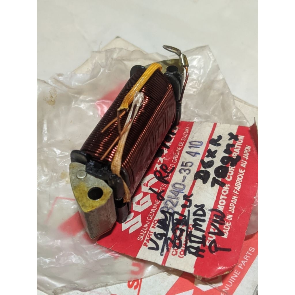 Spul lampu motor Suzuki rc 100 rc80 rc 100 bravo original