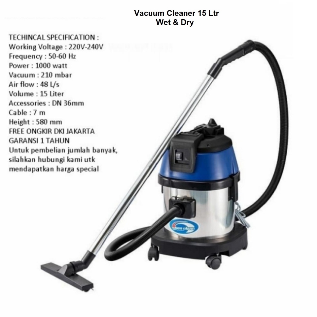 Vacuum cleaner wet and dry/Vacuum Cleaner 15L