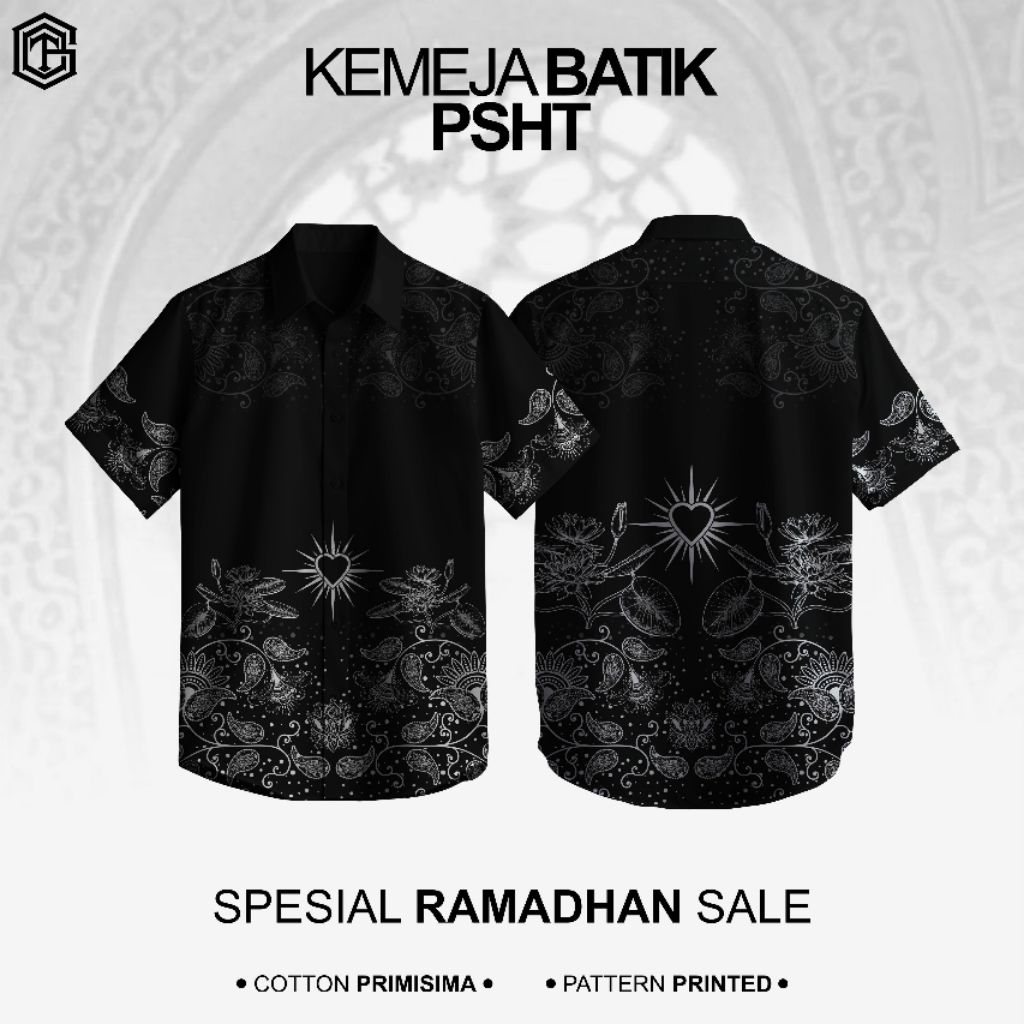 KEMEJA BATIK PSHT TERATE FULL PRINTING KEMEJA SH TERATE BATIK PSHT KEMEJA BATIK PRIA