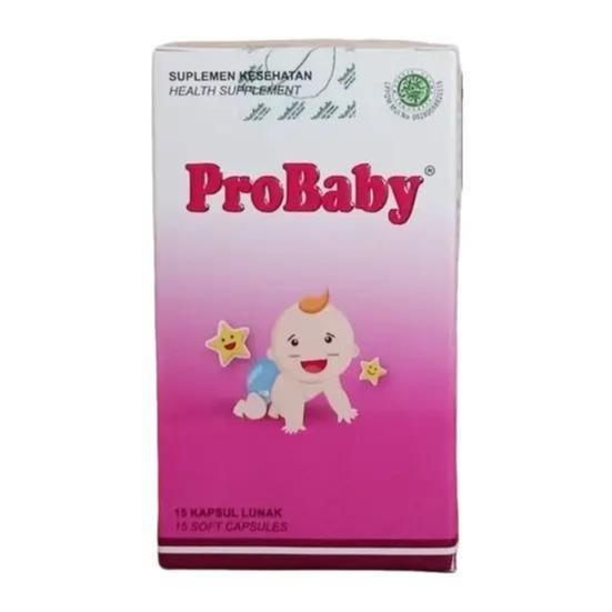 Nutrindo Probaby Botol 15 Kapsul - FIsh Oil Omega 3 EPA DHA Anak - Vitamin Nutrisi Otak Anak