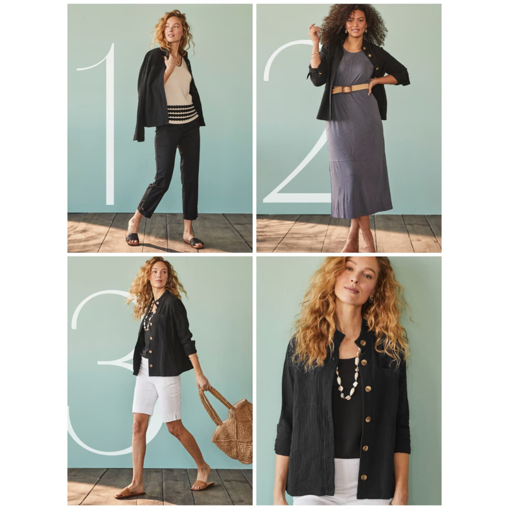 Jacket J.Jill Cotton Gauze Lightweight jacket