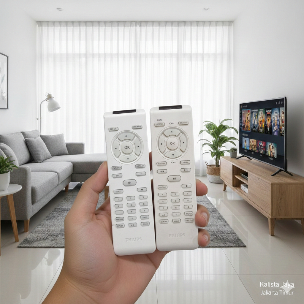 REMOTE REMOT DVD PORTABLE PHILIPS PUTIH ORIGINAL