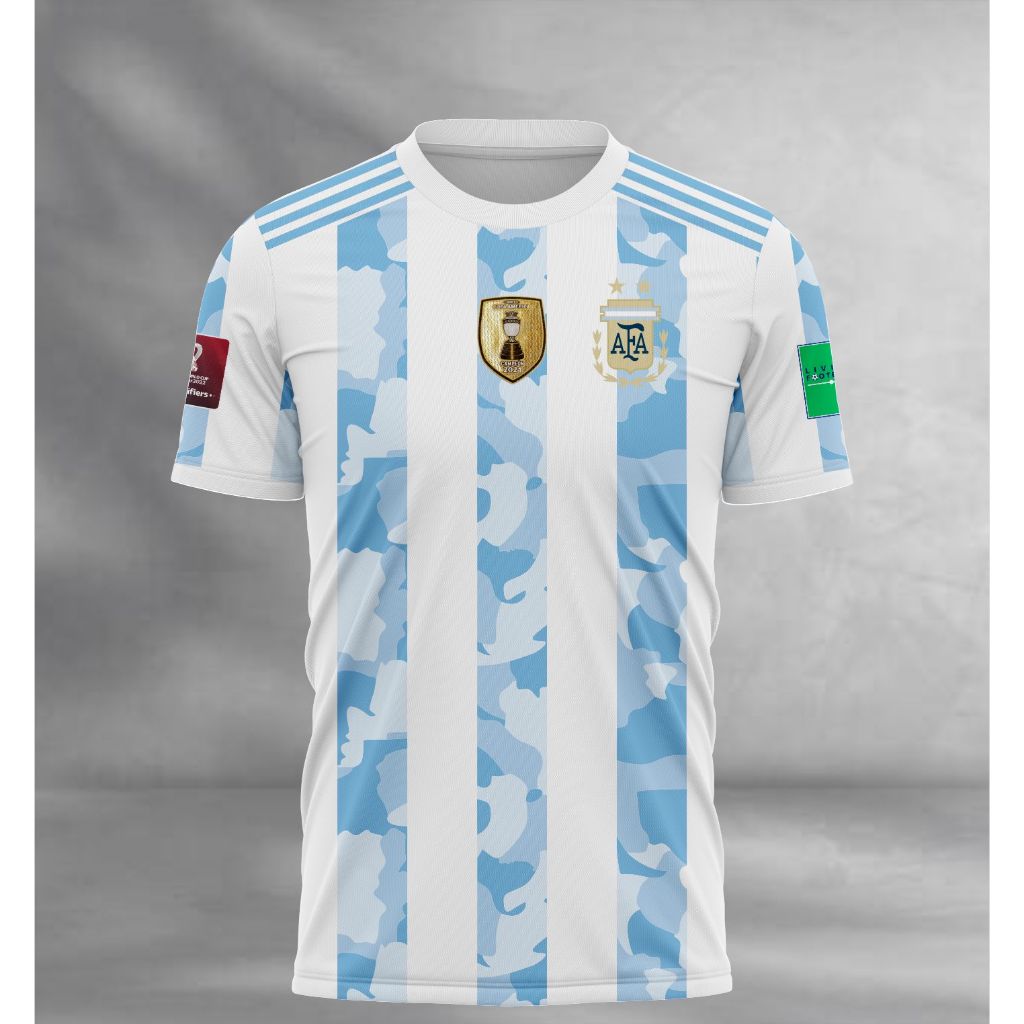 Jersey Argentina Home 2021 2022 Full Patch