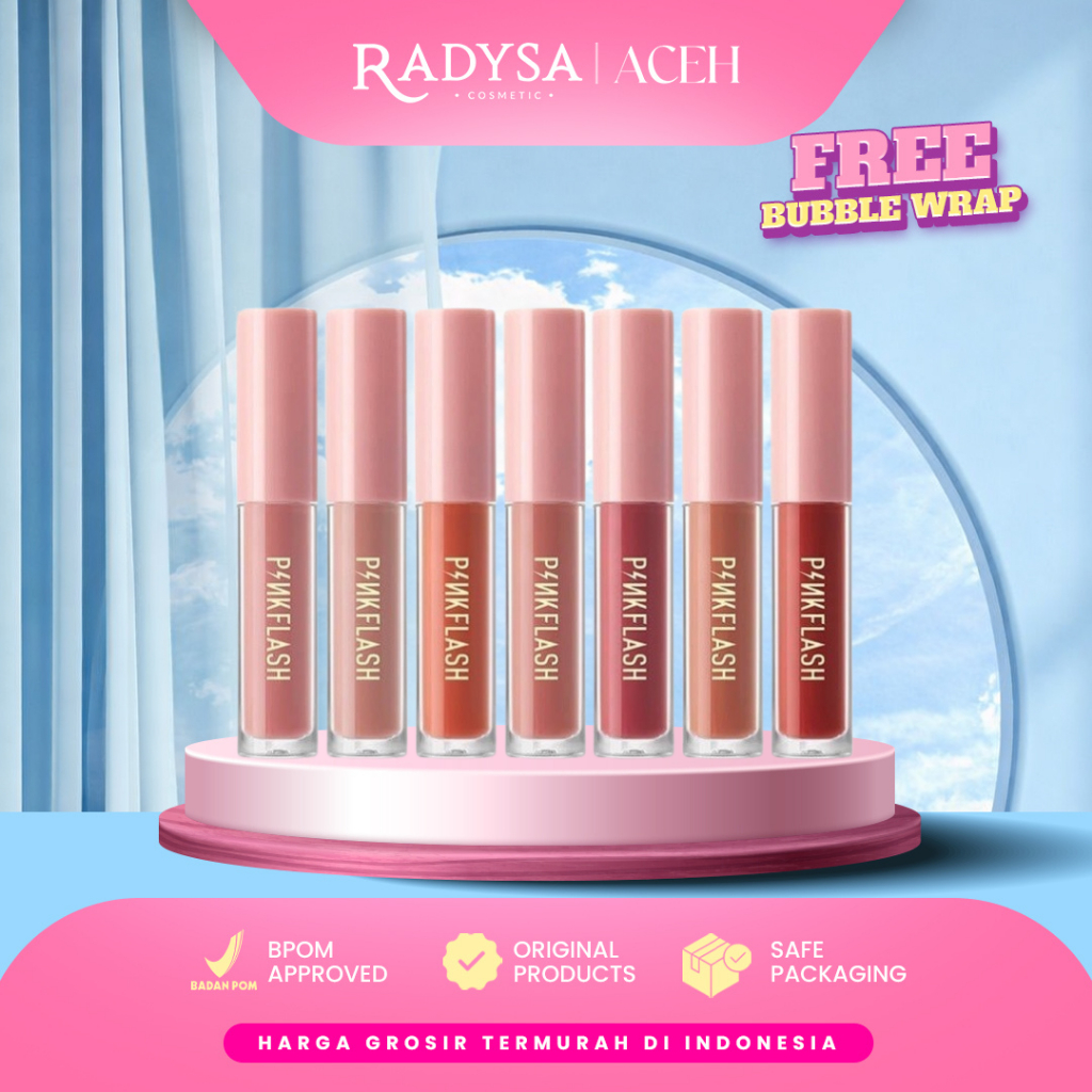 RADYSA - PINKFLASH Matte Lipstik | Pinkflash Lipstik Matte