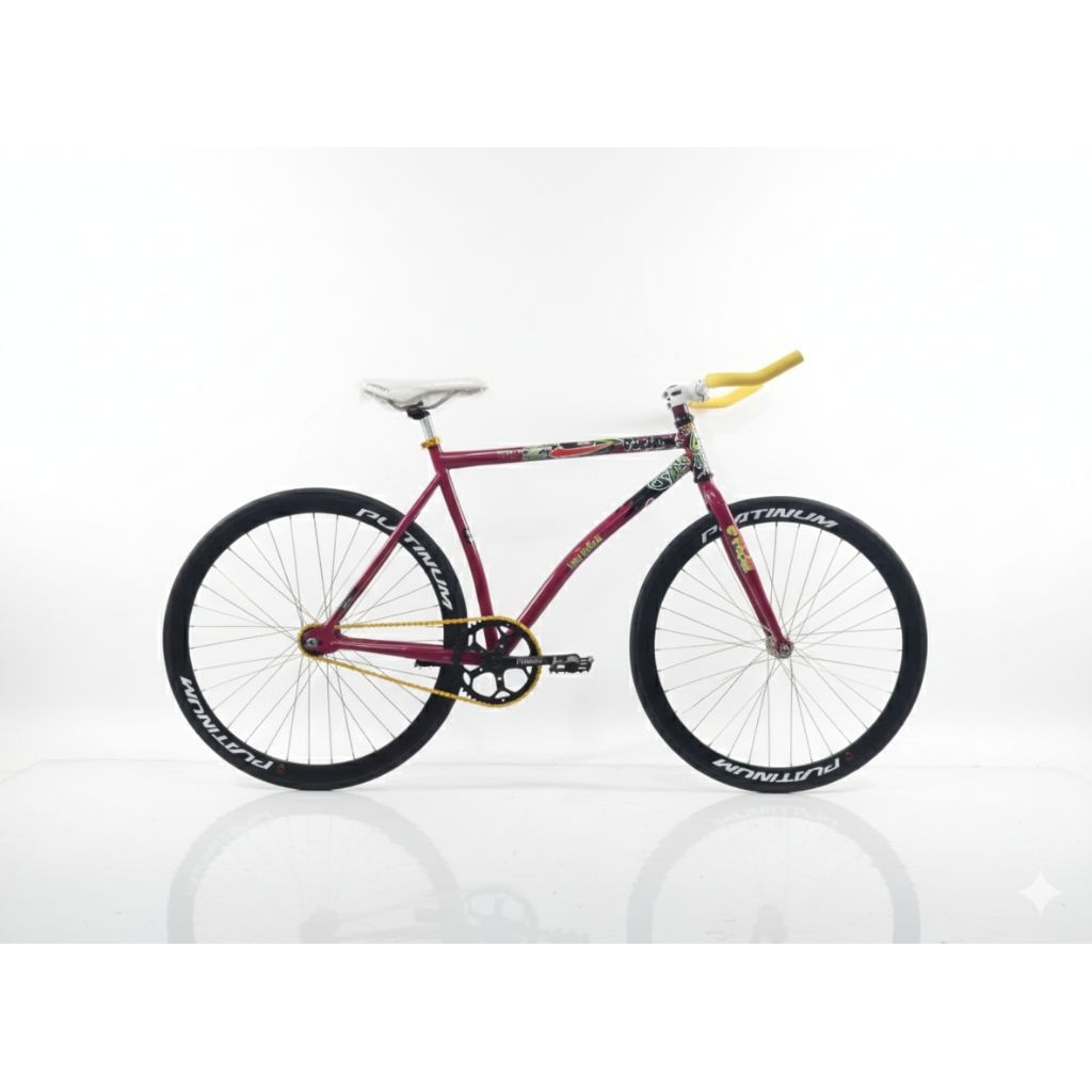 Sepeda Fixie Wimcycle 700c Single Speed Rem Torpedo